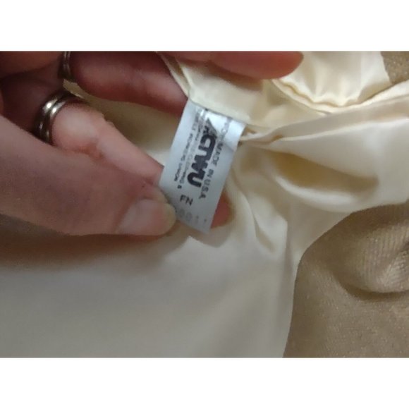 Vintage Ralph Lauren Chaps Tan Sports Suit Jacket Blazer 42 Short Union Made - Picture 8 of 11